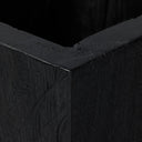 Modern Tora Planter - Medium Carbonized Black