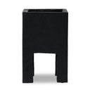Modern Tora Planter - Medium Carbonized Black