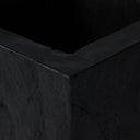 Modern Tora Planter - Large Carbonized Black