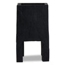 Modern Tora Planter - Large Carbonized Black