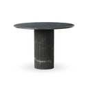 Vespera Round Dining Table 42 - Black Marble