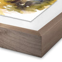 Aetherial Coastline I by Lesley Frenz - 30X40 Rustic Walnut