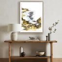 Aetherial Coastline I by Lesley Frenz - 30X40 Rustic Walnut