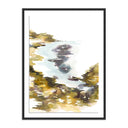 Aetherial Coastline I by Lesley Frenz - 24X32 Black Maple
