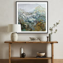 Aria Grasshopper Pass by Lesley Frenz - 40X40 Black Maple