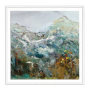 Aria Grasshopper Pass by Lesley Frenz - 40X40 White Maple