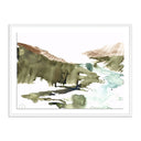 Artistry Luxe Copper Stream II by Lesley Frenz - 40X30 White Maple