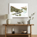 Artistry Luxe Copper Stream II by Lesley Frenz - 40X30 White Maple