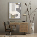 Celeste Collection With Love II by Raoul Morren - 30X40 White Maple Floater