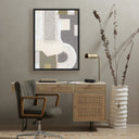 Celeste Collection With Love II by Raoul Morren - 30X40 Black Maple Floater
