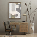 Celeste Collection With Love II by Raoul Morren - 30X40 Rustic Walnut Floater