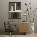 Verity Art - With Love III by Raoul Morren - 30X40 Black Maple Floater