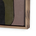 Verity Art - With Love III by Raoul Morren - 24X32 Rustic Walnut Floater