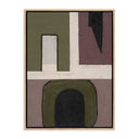 Verity Art - With Love III by Raoul Morren - 24X32 White Oak Floater