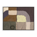 Luxe Artistry Textile 1 by Raoul Morren - 30X40 White Maple Floater