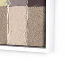 Luxe Artistry Textile 1 by Raoul Morren - 18X24 White Maple Floater