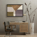 Artisan Textile 3 by Raoul Morren - 30X40 Black Maple Floater