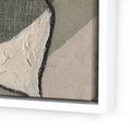 Artistry Luxe Textile 4 by Raoul Morren - 18X24 White Maple Floater