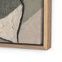 Artistry Luxe Textile 4 by Raoul Morren - 30X40 White Oak Floater