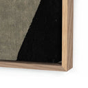 Veridian Textile 5 by Raoul Morren - 30X40 White Oak Floater