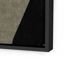 Veridian Textile 5 by Raoul Morren - 30X40 Black Maple Floater