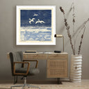 Aurelian See Gulls by Pepi Sprohge - 40X40 White Maple