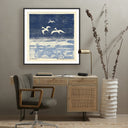 Aurelian See Gulls by Pepi Sprohge - 40X40 Black Maple