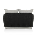 Veranda Outdoor Double Chaise - Faux Black Hyacinth