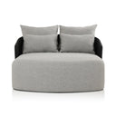 Veranda Outdoor Double Chaise - Faux Black Hyacinth