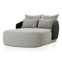 Veranda Outdoor Double Chaise - Faux Black Hyacinth