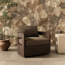 Verano Outdoor Swivel Chair - Ellor Brown