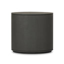 Valentina Oval Nightstand - Dark Green Laquered Linen