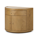 Verity Ashton Nightstand - Cream Marble