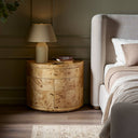 Aether Ashton Nightstand - Natural Poplar Burl