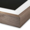 Luxe Artistry One Two ThreeMoon by Coy Aune - 18X24 Rustic Walnut