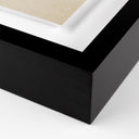 Coastal Muizenberg Huts by Coy Aune - 40X30 Black Maple