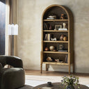 Aveline Tolle Bookcase - Drifted Oak Solid
