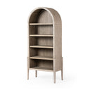 Aveline Tolle Bookcase - Rustic White Solid