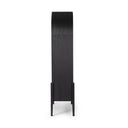 Aveline Tolle Bookcase - Drifted Matte Black W Black Shelves