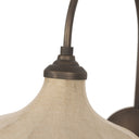 Luxe Winslet Sconce - Tan Linen