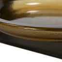Chic Runa Bowl - Amber Cast Glass