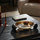 Chic Runa Bowl - Amber Cast Glass