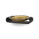 Chic Runa Bowl - Amber Cast Glass