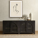 Timeless Sad Moments II by Coup Desprit - 30X40 Rustic Walnut