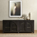 Aether Collection Foggy Dream II by Coup Desprit - 30X40 White Maple Framed Paper