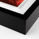 Tranquil Views Sunset Horses by Coup Desprit - 40X30 Black Maple