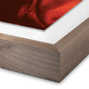 Tranquil Views Sunset Horses by Coup Desprit - 48X36 Rustic Walnut