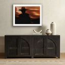 Verity Art - Cowboy In The Shadow by Coup Desprit - 40X30 White Maple
