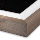 Verity Art - Cowboy In The Shadow by Coup Desprit - 32X24 Rustic Walnut