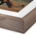 Celeste Collection Horse by Coup Desprit - 24X18 Rustic Walnut